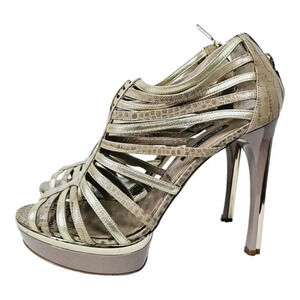 Bruno Magli stilleto strappy gladiator pumps 39